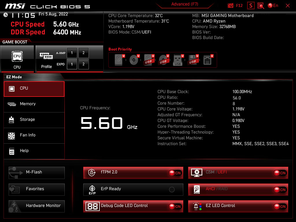 BIOS and Software Control for Fan Speed